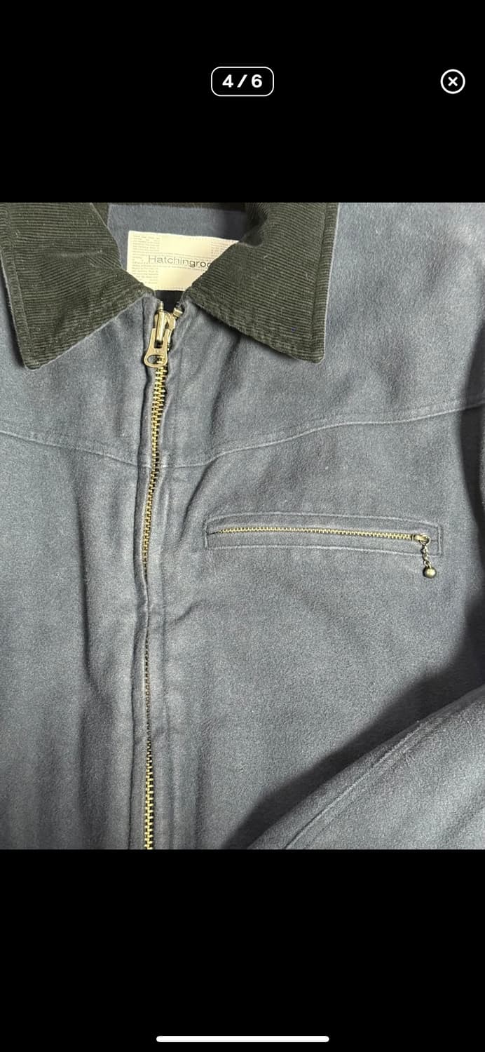 해칭룸 vtg 봄버 자켓 네이비 상품이미지4