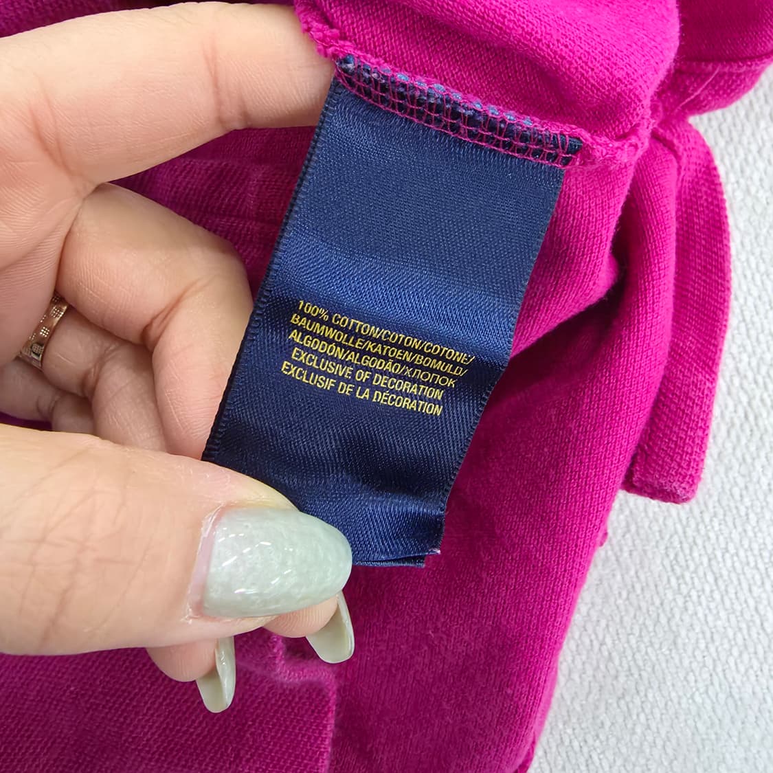 [5] 폴로 랄프로렌 포니 카라 긴팔티 0127J 상품이미지5