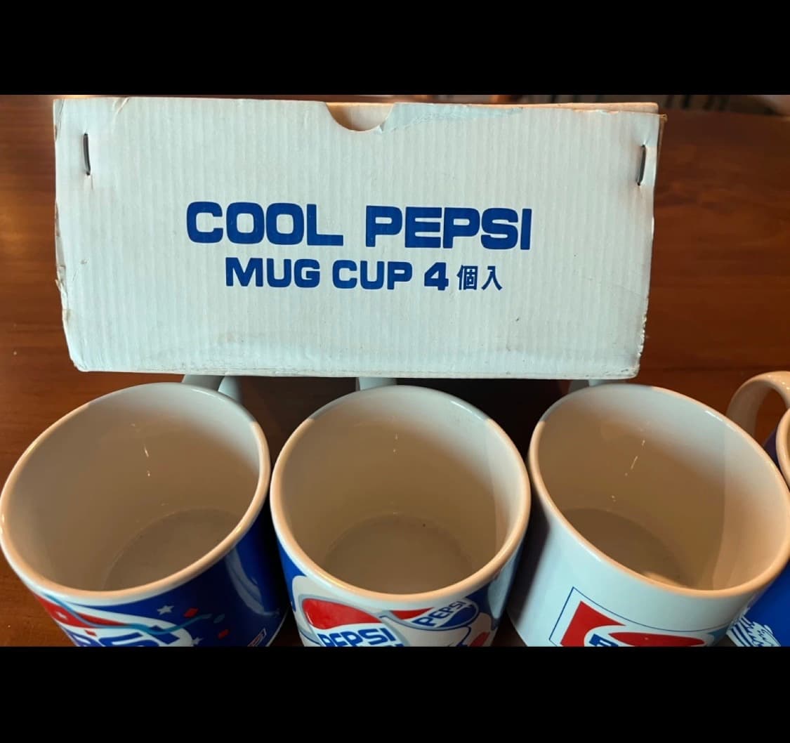 빈티지 펩시 머그컵 4p 상품이미지4