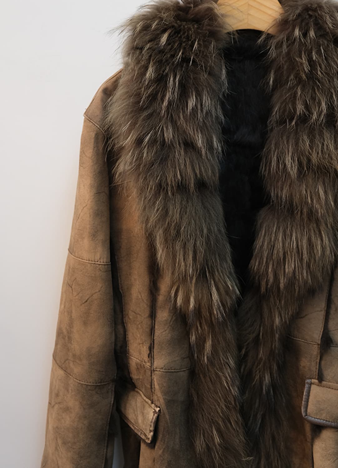 빈티지 라쿤퍼 무스탕 상품이미지3