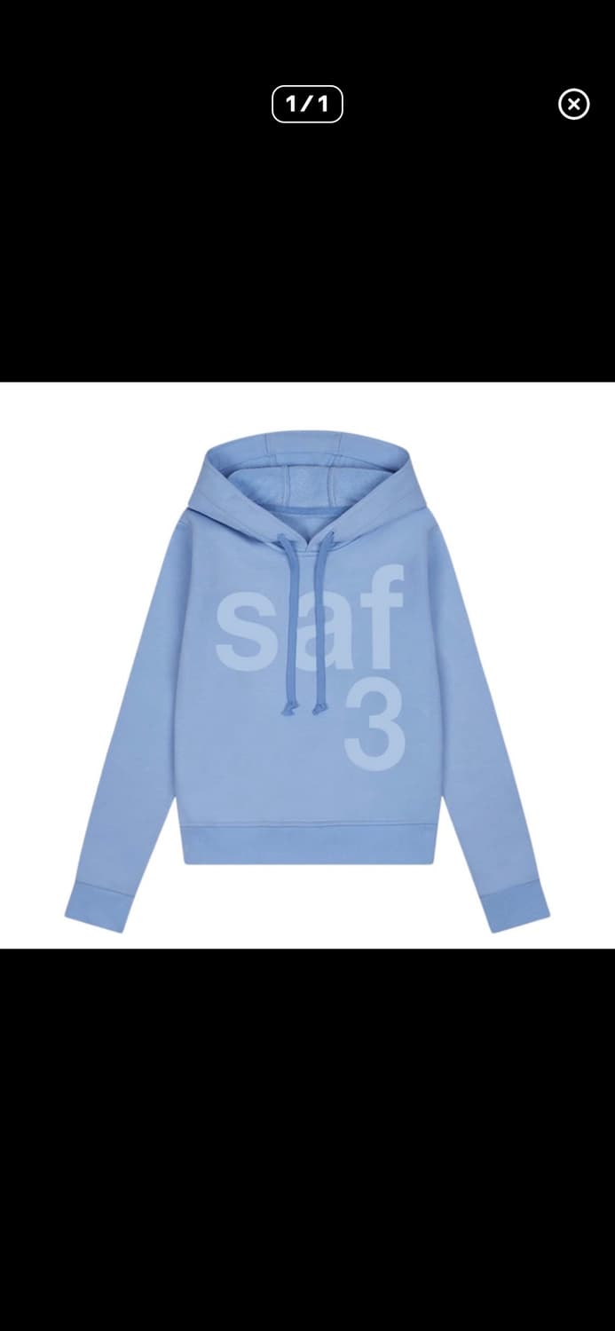 사파리스팟 후드티 1 사이즈 스카이블루 상품이미지1