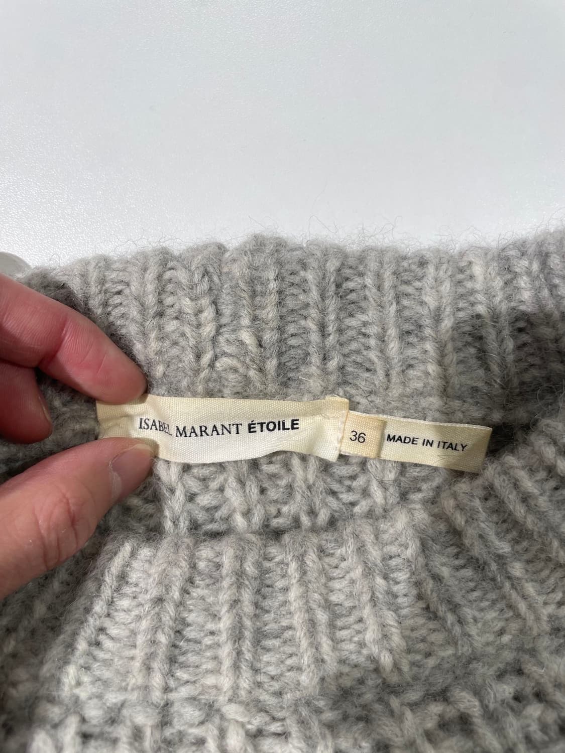 이자벨 마랑 에뚜왈 그레이 크루넥 스웨터 상품이미지7