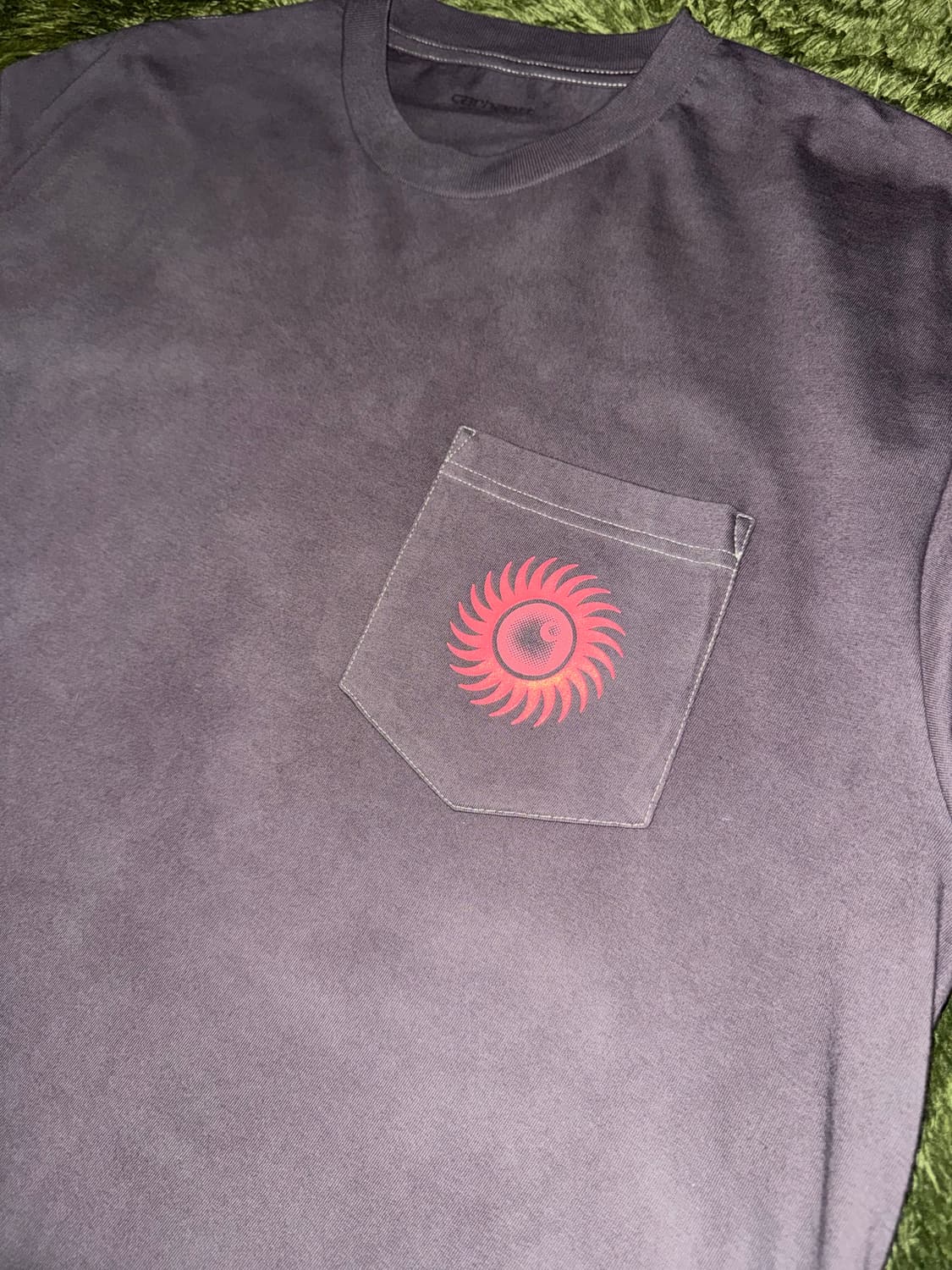 [XL] 칼하트 WIP 핸드 다잉 1965 포켓 티셔츠 상품이미지2