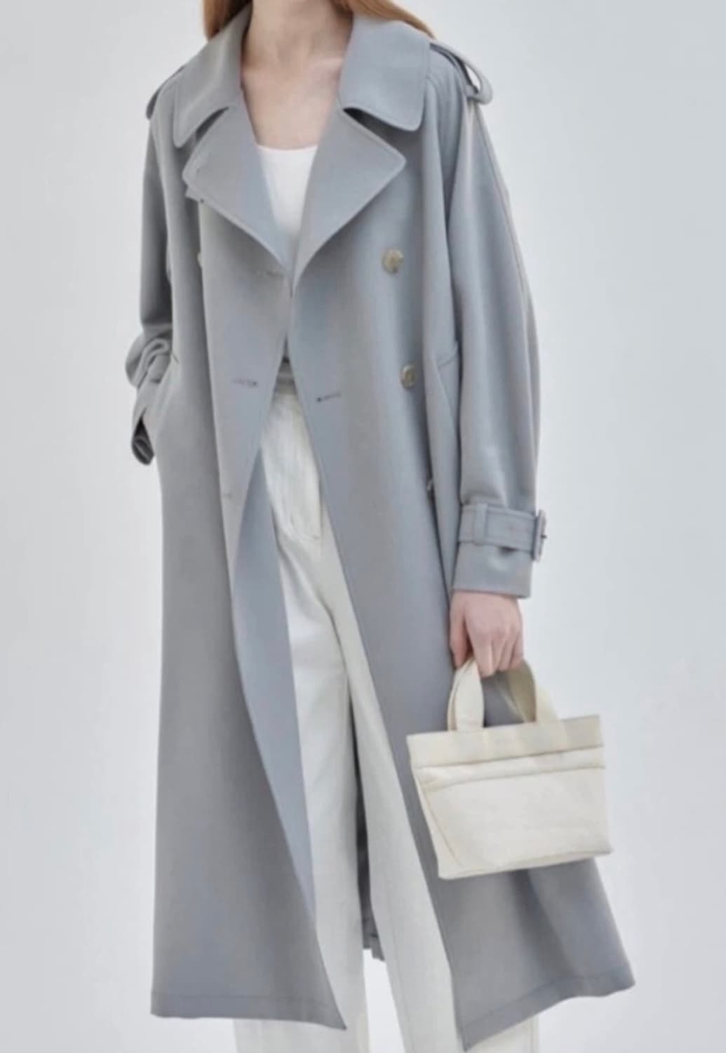  상품) 닐바이피 블루그레이 트렌치코트 상품이미지2