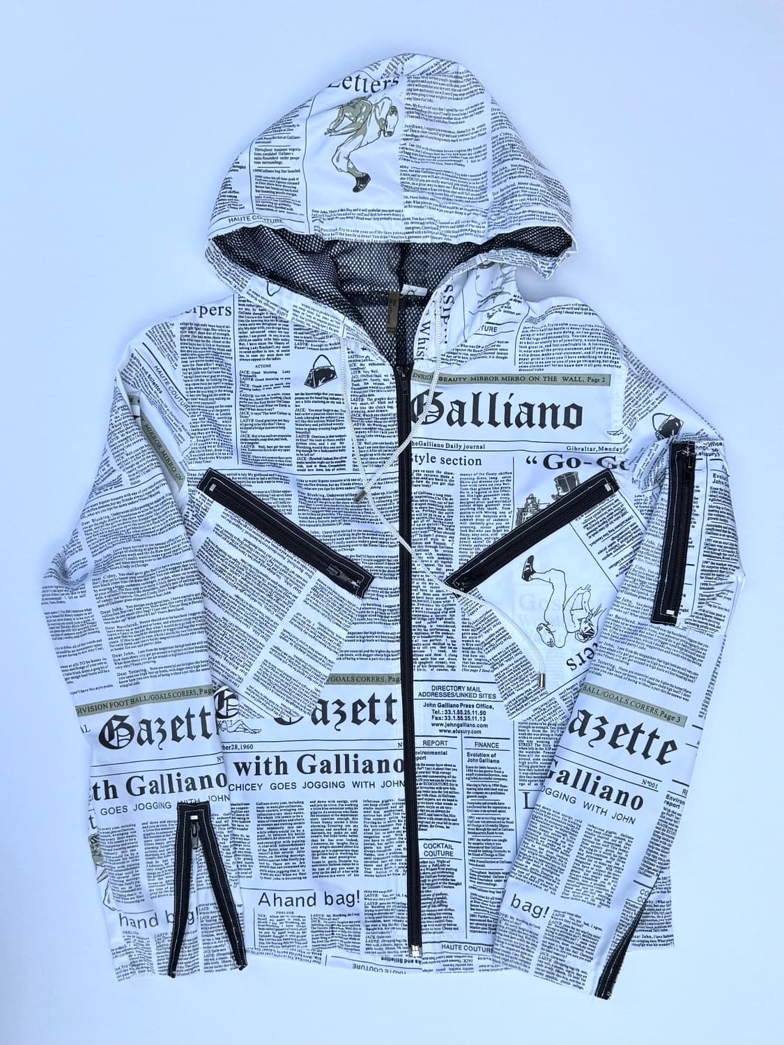 John Galliano  존갈리아노 아노락 후드집업 점퍼 상품이미지5