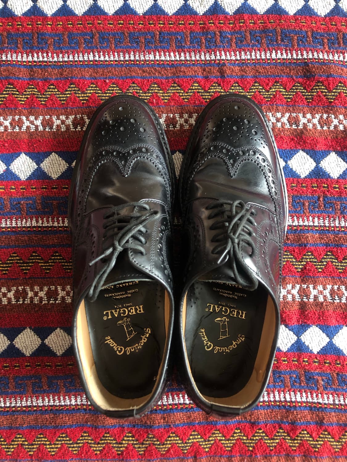 금강제화 리갈 블랙 윙팁 구두 250 상품이미지4