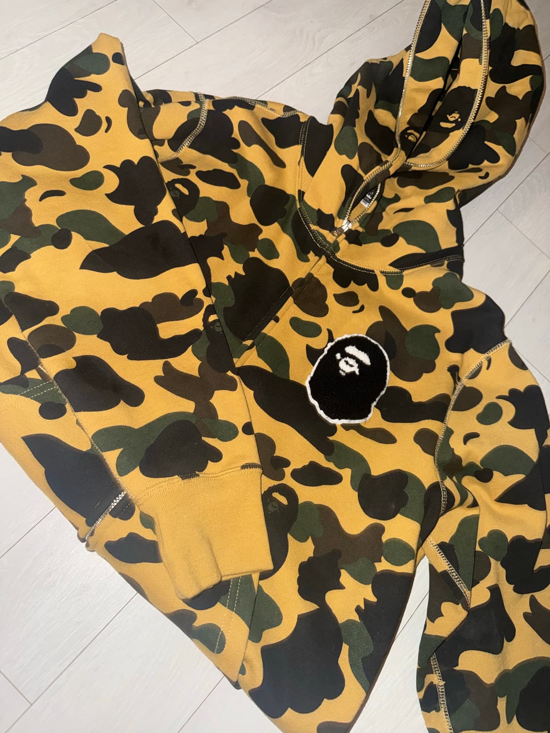 Bape 베이프 후드집업 황계 M 상품이미지2