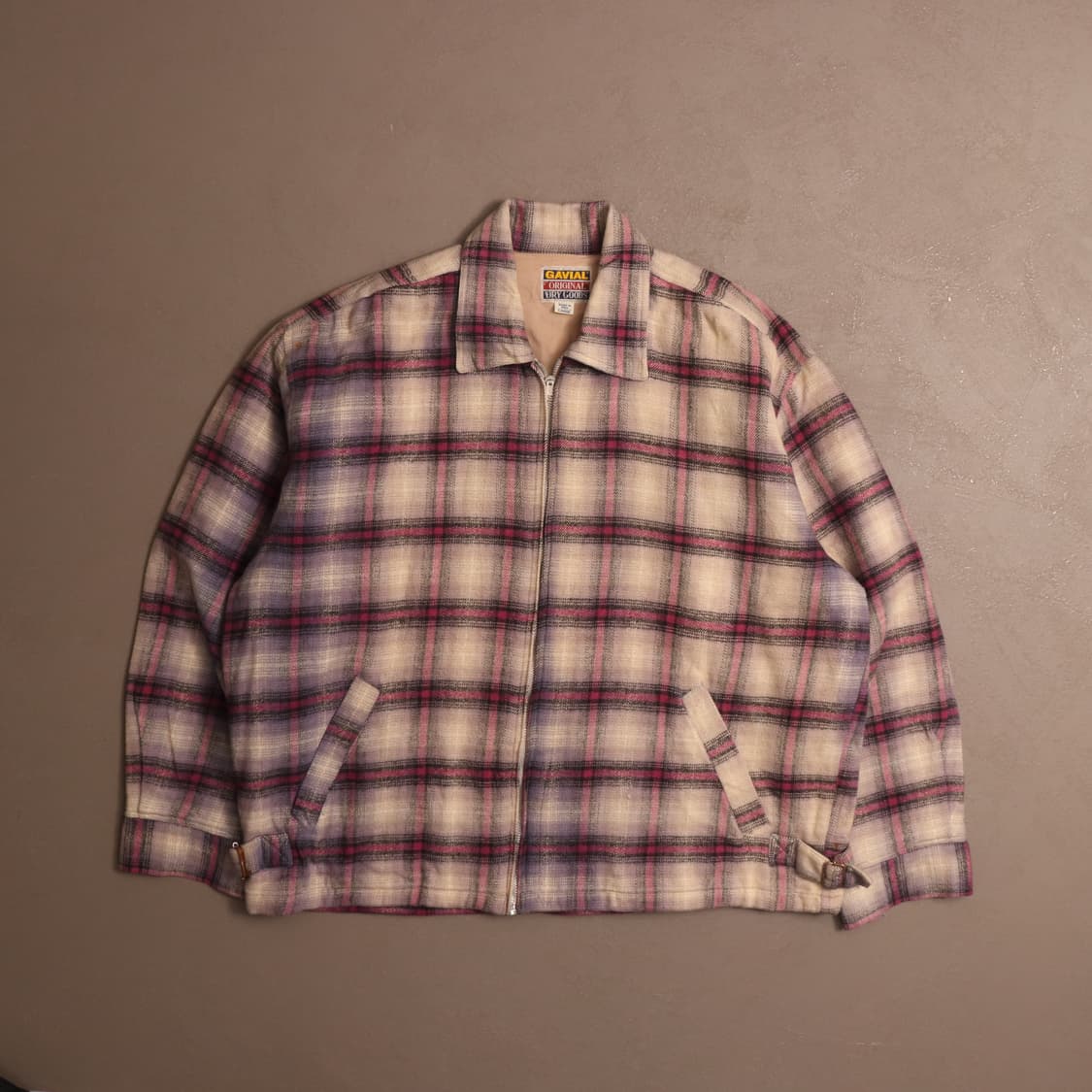 90's 헤비 플란넬 체크 자켓 A1451 상품이미지1