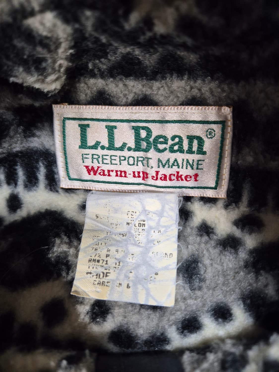 90s 미제 엘엘빈 웜업자켓 상품이미지7