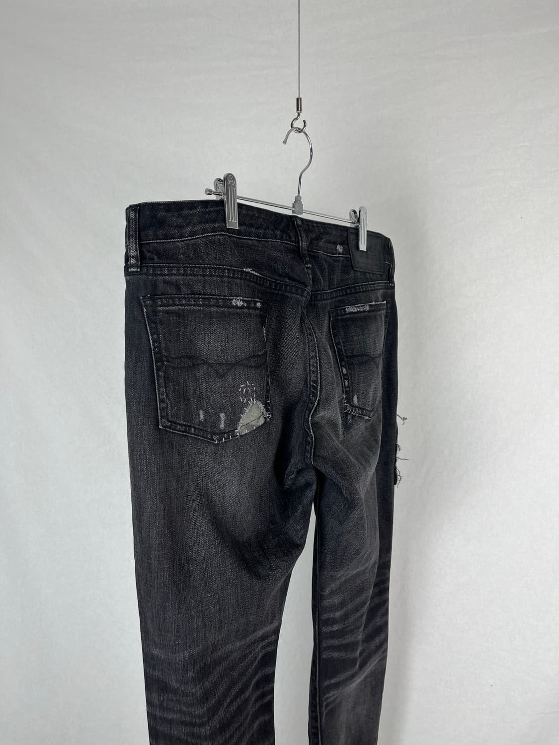 Polo Ralph Lauren 보로 디테일 흑청 데님팬츠  상품이미지5