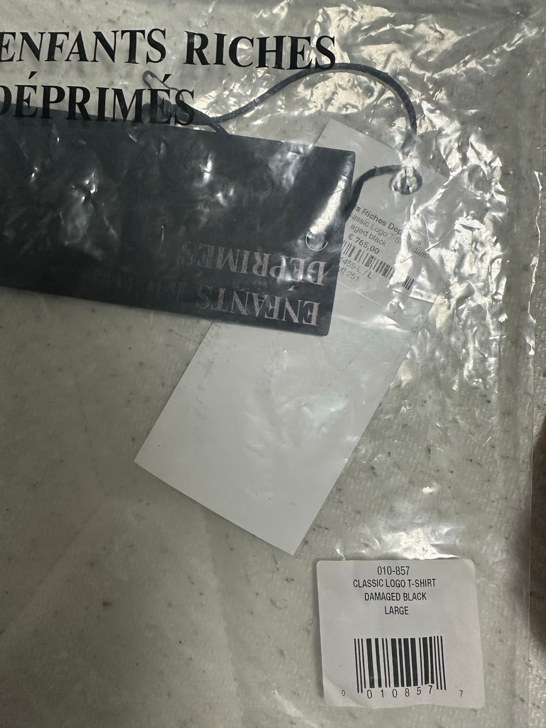 앙팡리쉬데프리메 ERD 25ss 클래식로고 데미지 반팔 상품이미지5