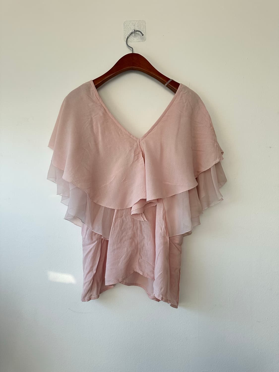 인디 핑크 쉬폰 블라우스 상품이미지4