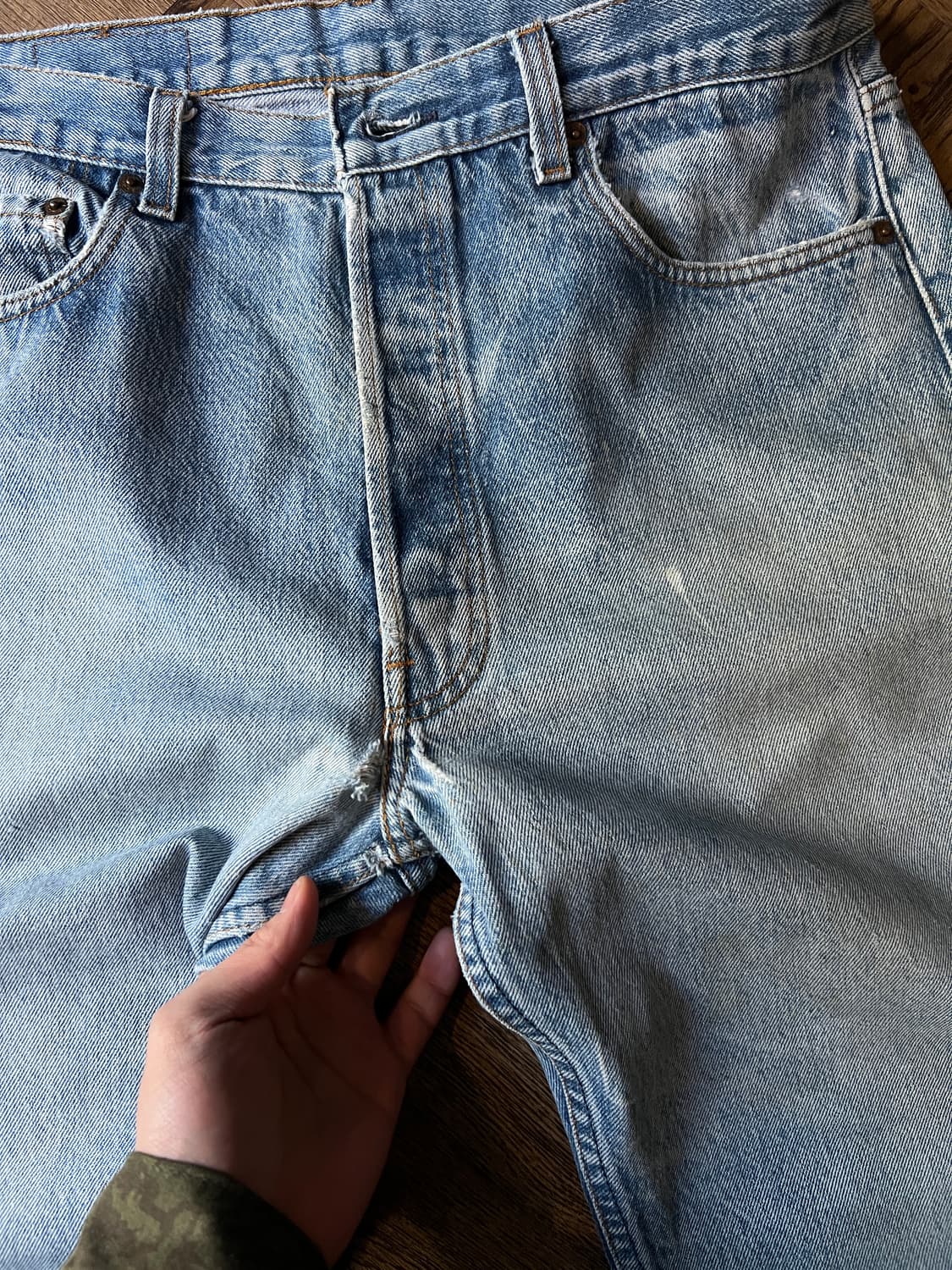 [36]80's 리바이스 501 Made in USA 데님 팬츠 상품이미지4