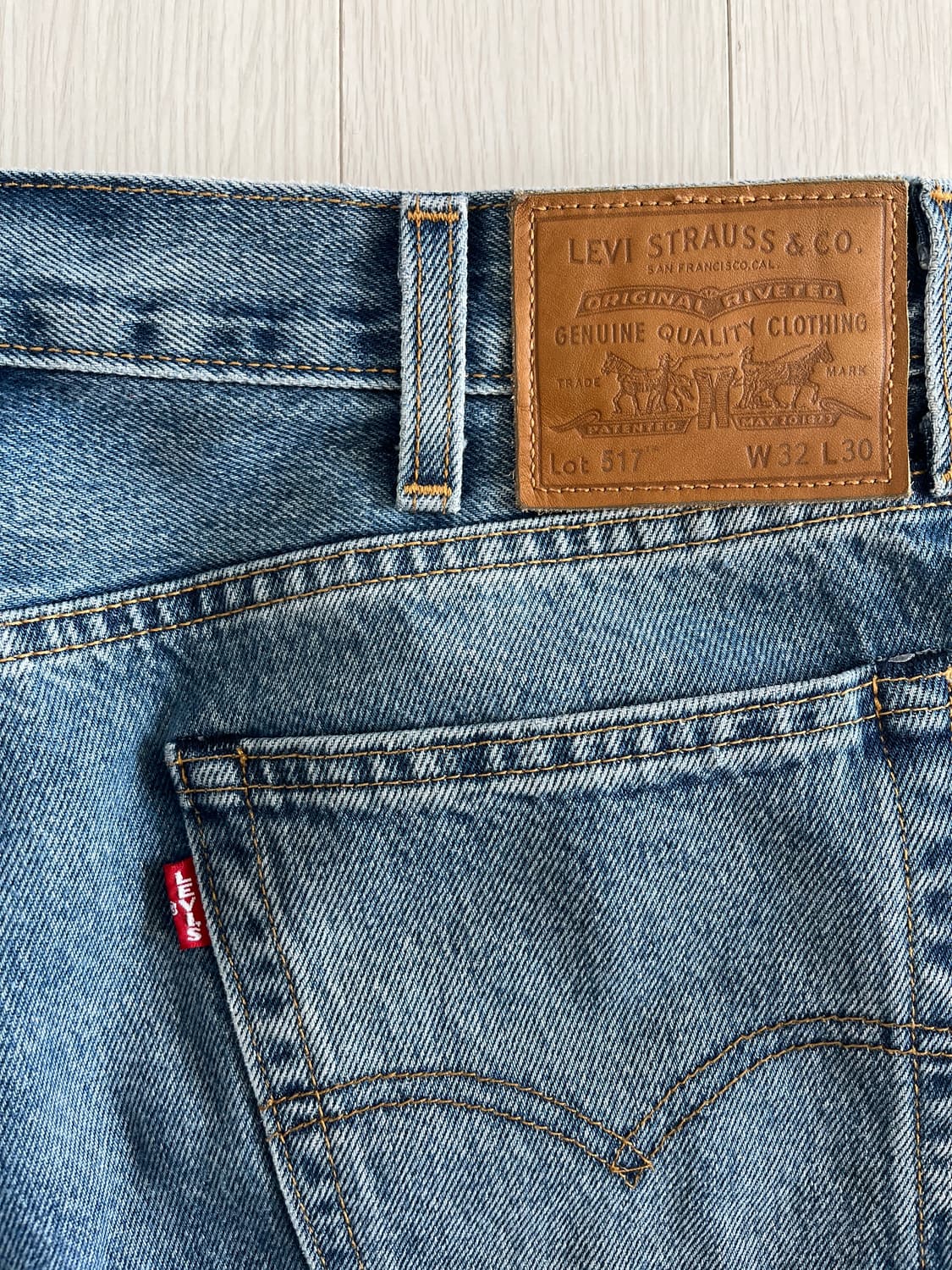 리바이스517 프리미엄 중청 32x30 00517-0246 상품이미지3