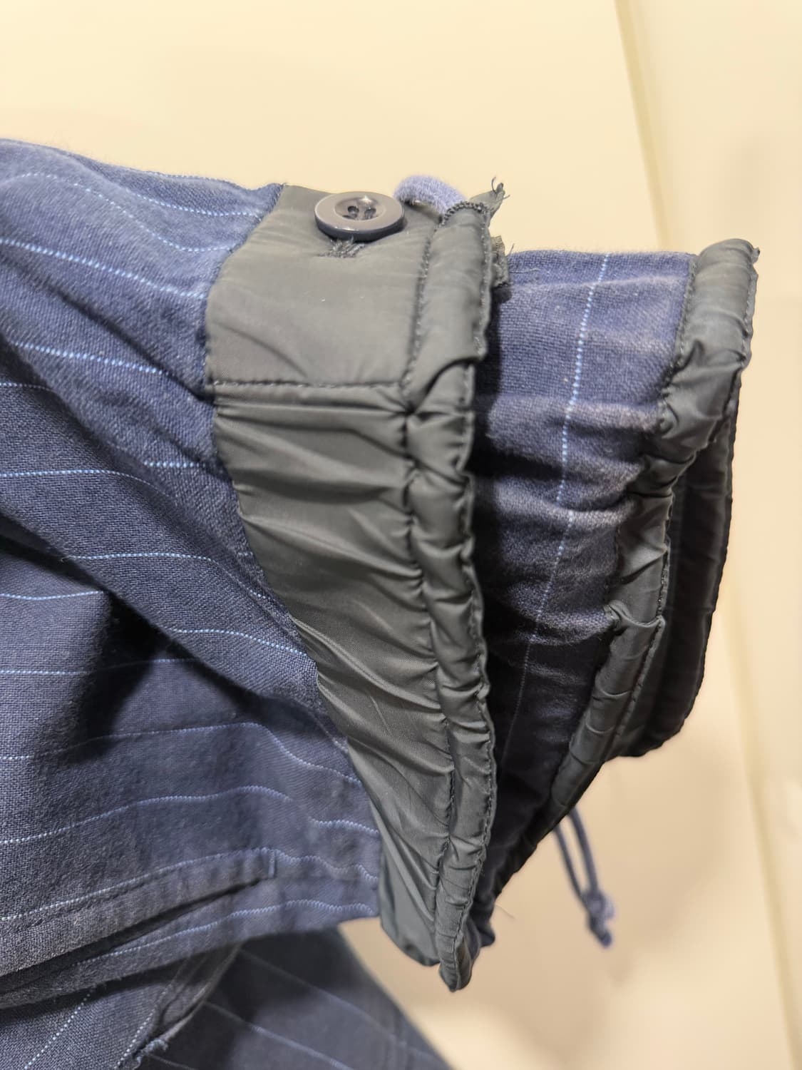 사카이 sacai  린넨 면 스트라이프 조거 팬츠  상품이미지5