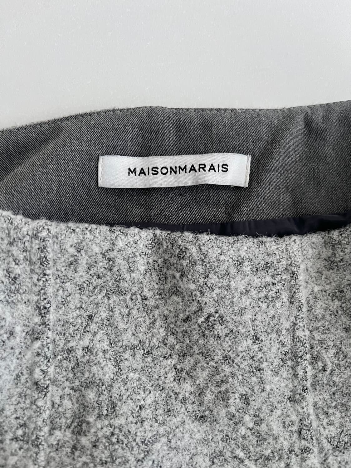 34) 메종마레 팬시 블루밍 스커트 그레이 상품이미지4