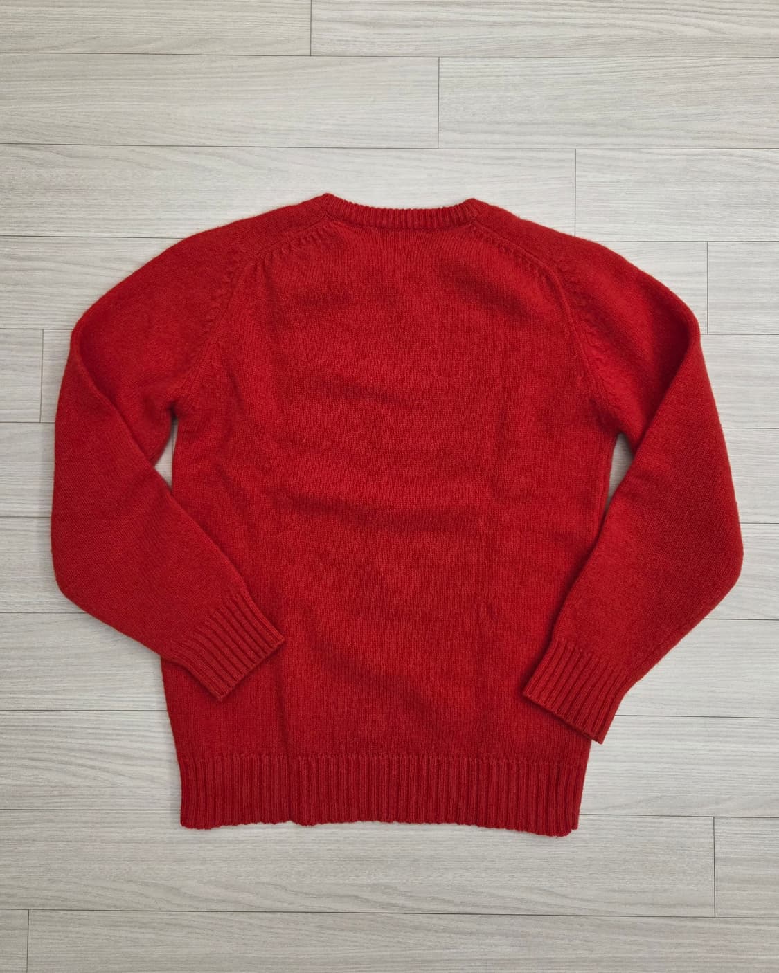 CHEMISE LACOSTE  라코스테 케이블 울 니트 풀오버 레드 상품이미지6