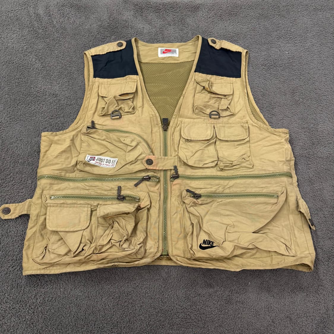 [정품/100] 90s 나이키 삼나 멀티포켓 탄창 조끼 베스트 자켓 상품이미지2