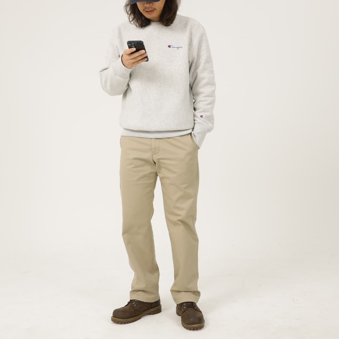 챔피온 리버스위브 웜업 기모 맨투맨 상품이미지7