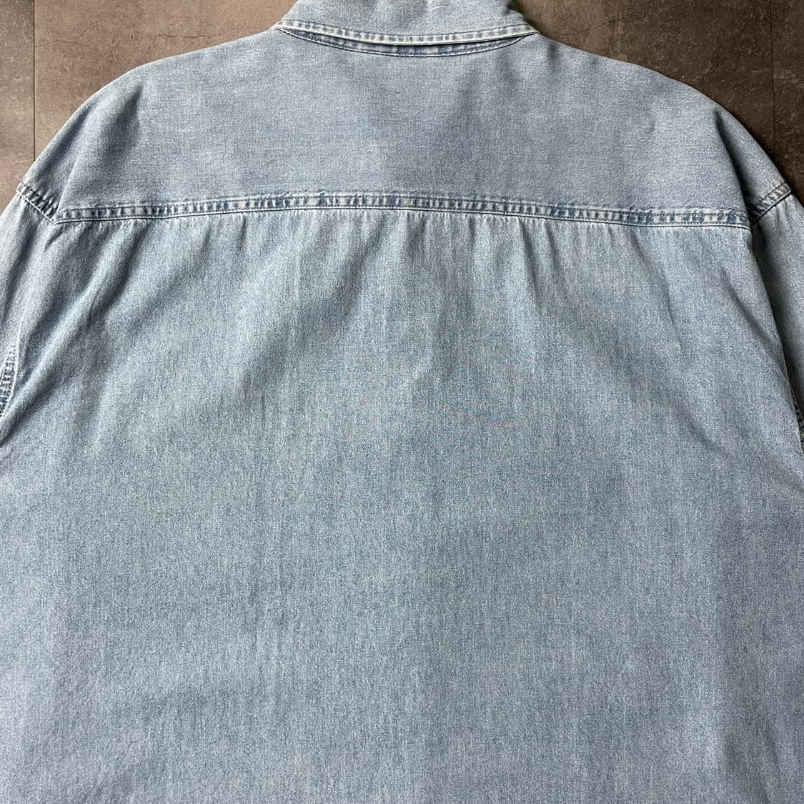 PORT AND COMPANY 빈티지 코튼 데님 셔츠 A00741 상품이미지8