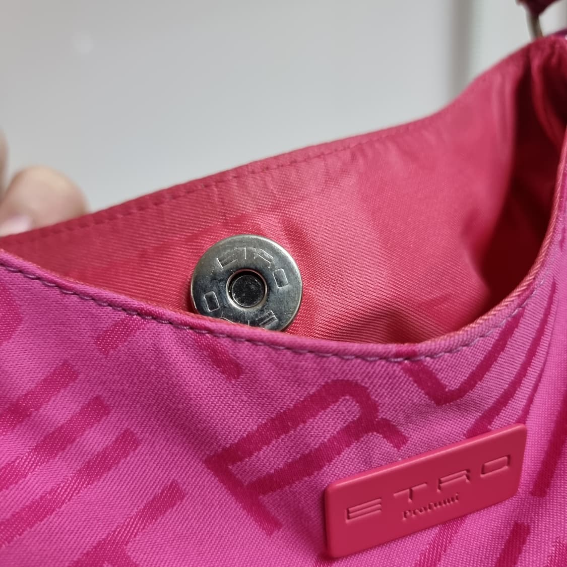 에트로 ETRO 로고패턴 미니 숄더백 미니 호보백 /상태 빈티지 상품이미지3