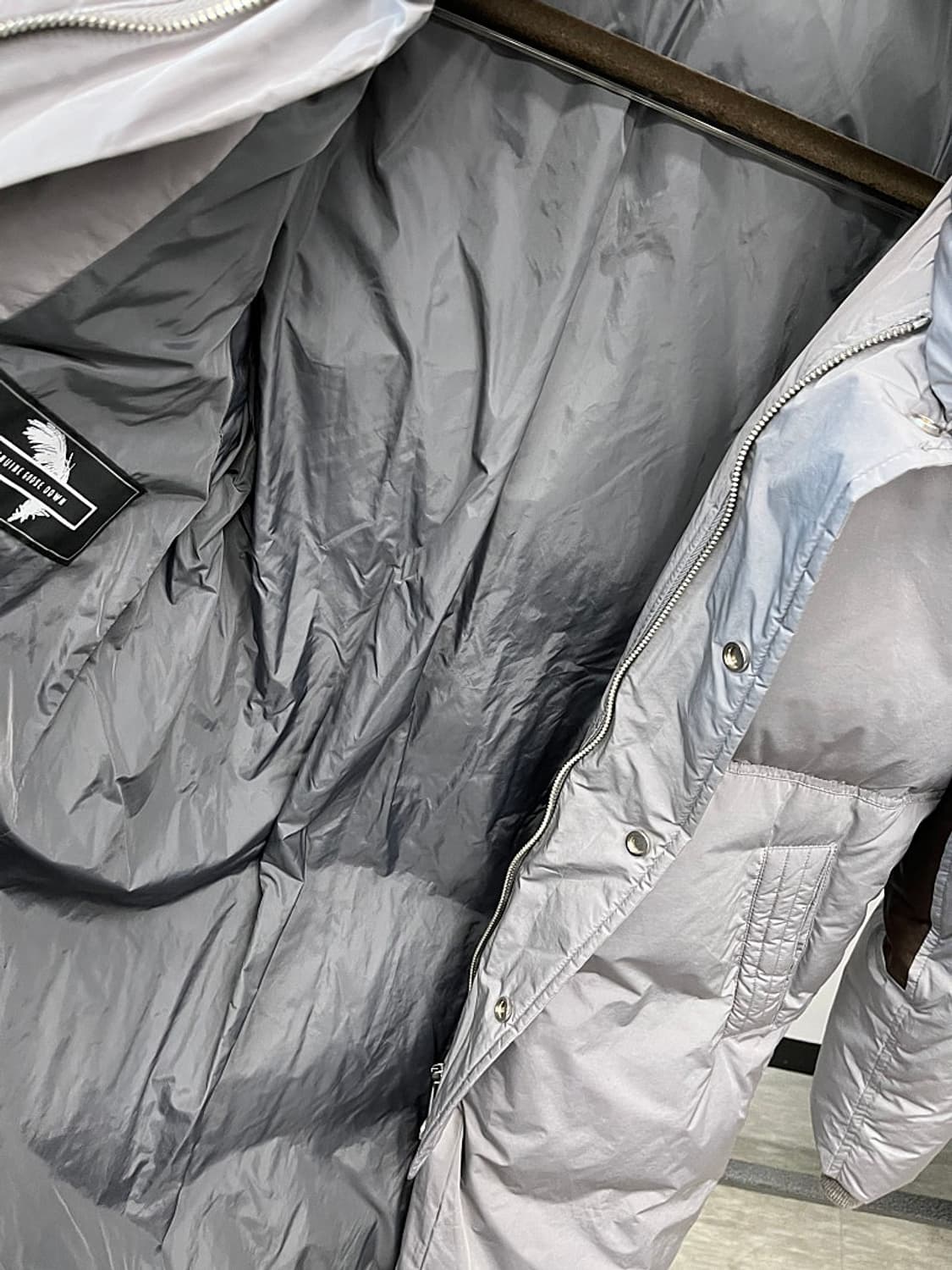 100) 시스템옴므 폭스퍼 구스롱패딩 상품이미지6