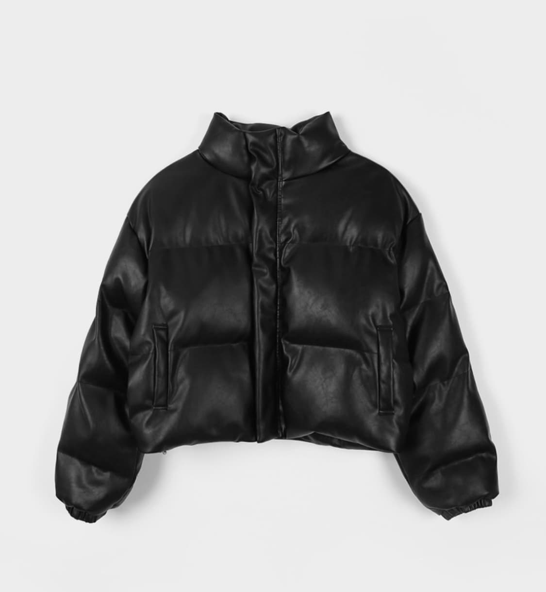 블랙업 마론디 레더 패딩 메이드 패딩 상품이미지1