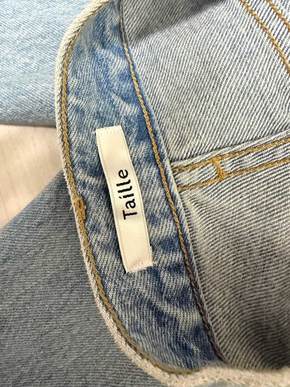 타일레 부츠컷 데님 연청 3사이즈 상품이미지4