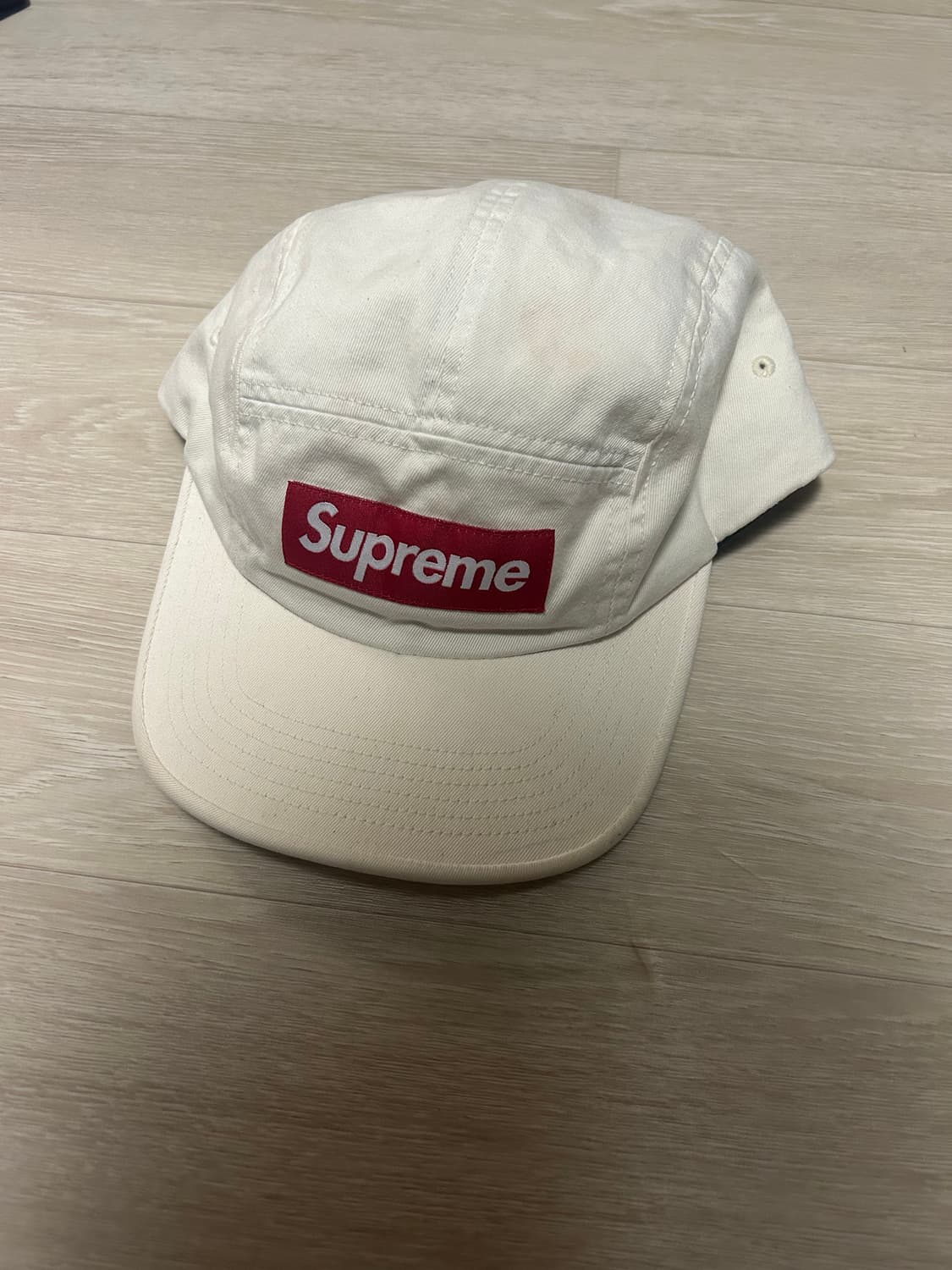 슈프림 워시드 치노 트윌 캠프캡 스톤 - 22SS 상품이미지1