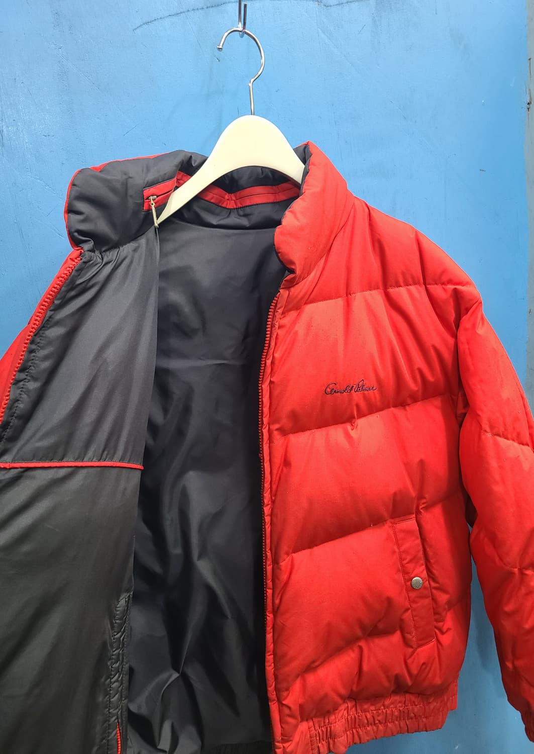 36살 찐빈티지 희귀템 아놀드파마  양면오리털 패딩 상품이미지7