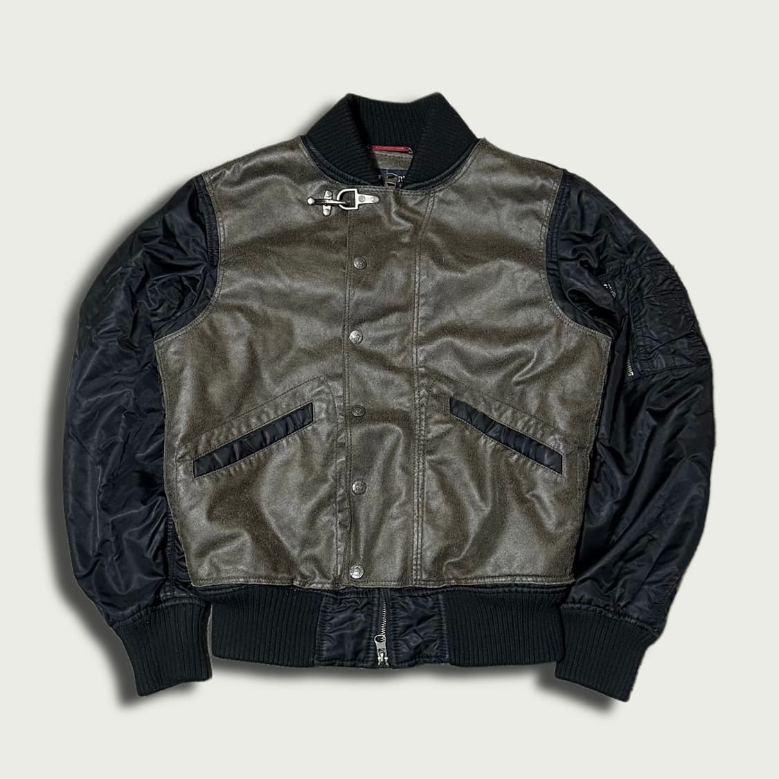 00's 아르마니진스 드래곤하이드 봄버 상품이미지1