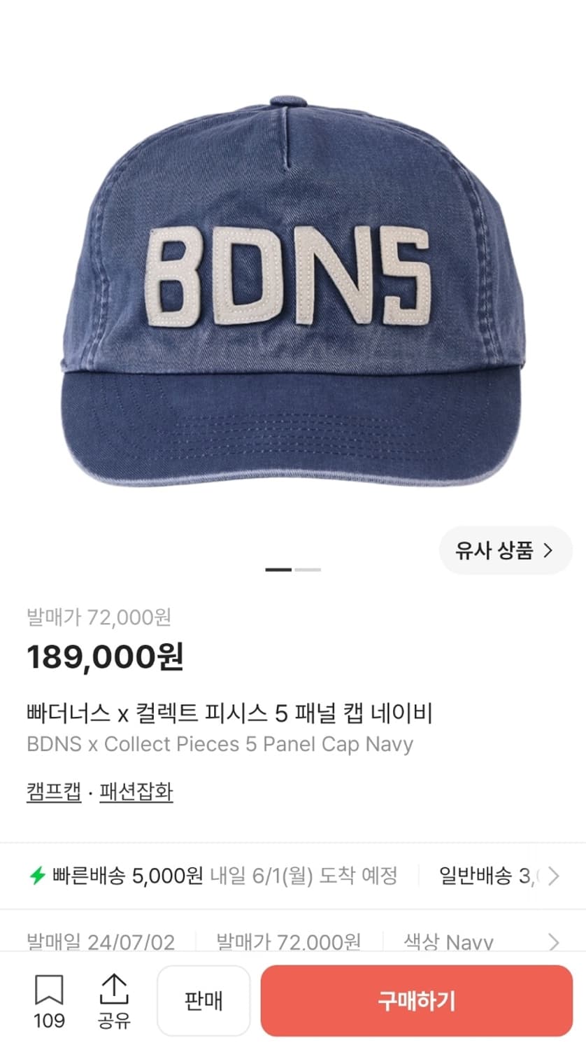 BDNS 빠더너스X컬렉트피시스 5패널 상품이미지6