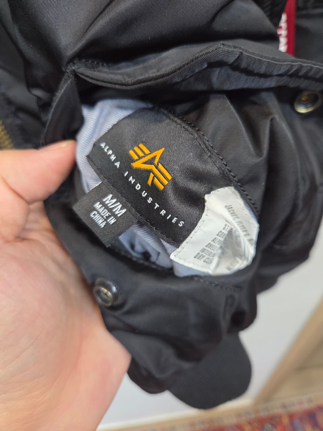 알파인더스트리 겨울용 ma-1 항공자켓 M 상품이미지3