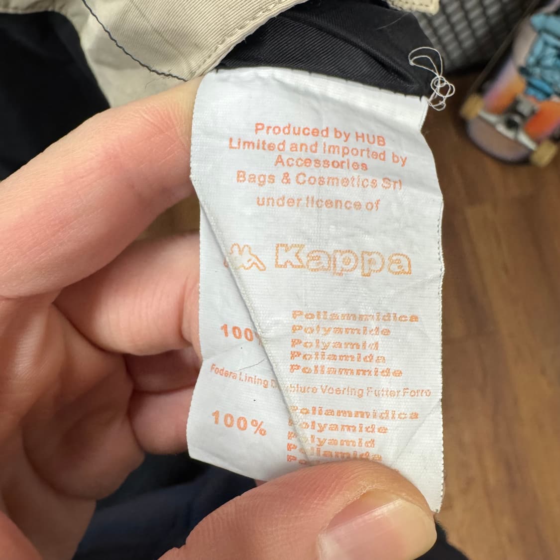 00s 카파 올드스쿨 바람막이 전면 오미니 로고 포인트 블랙 상품이미지7