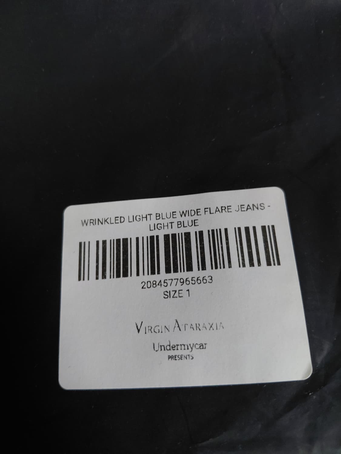 언더마이카 라이트블루 와이드플레어진 [1사이즈] 상품이미지4