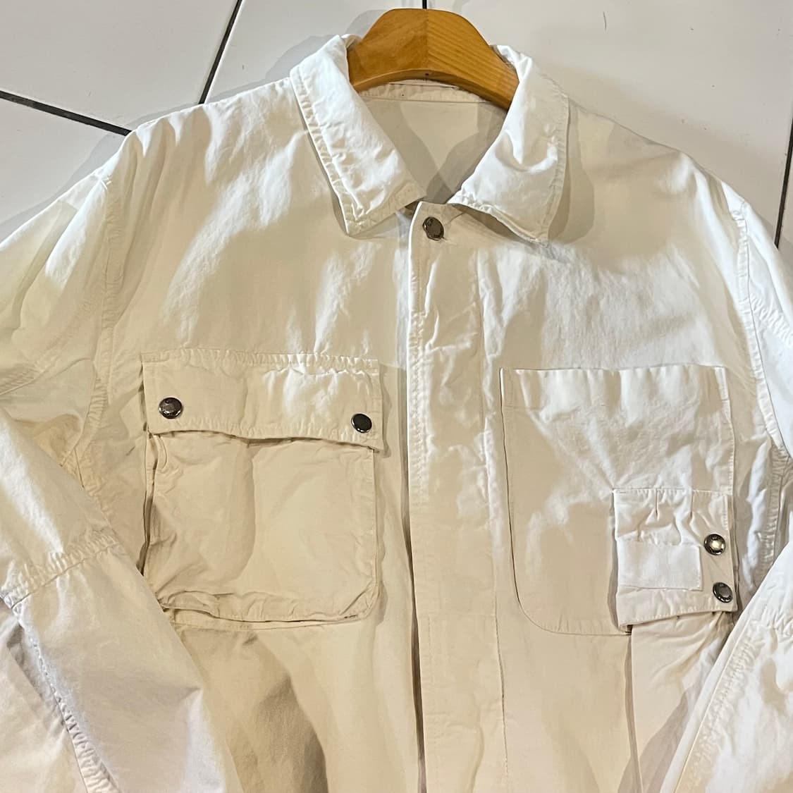 CP컴퍼니 탄창 헌팅자켓 화이트  상품이미지2