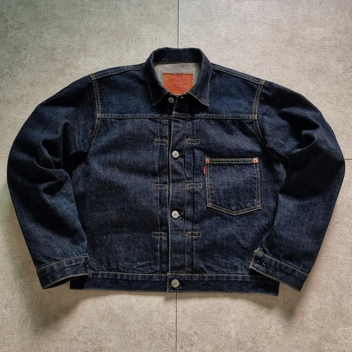 90s jpn 리바이스 1세대 대전복각 506 4버튼 데님자켓 38sz 상품이미지1