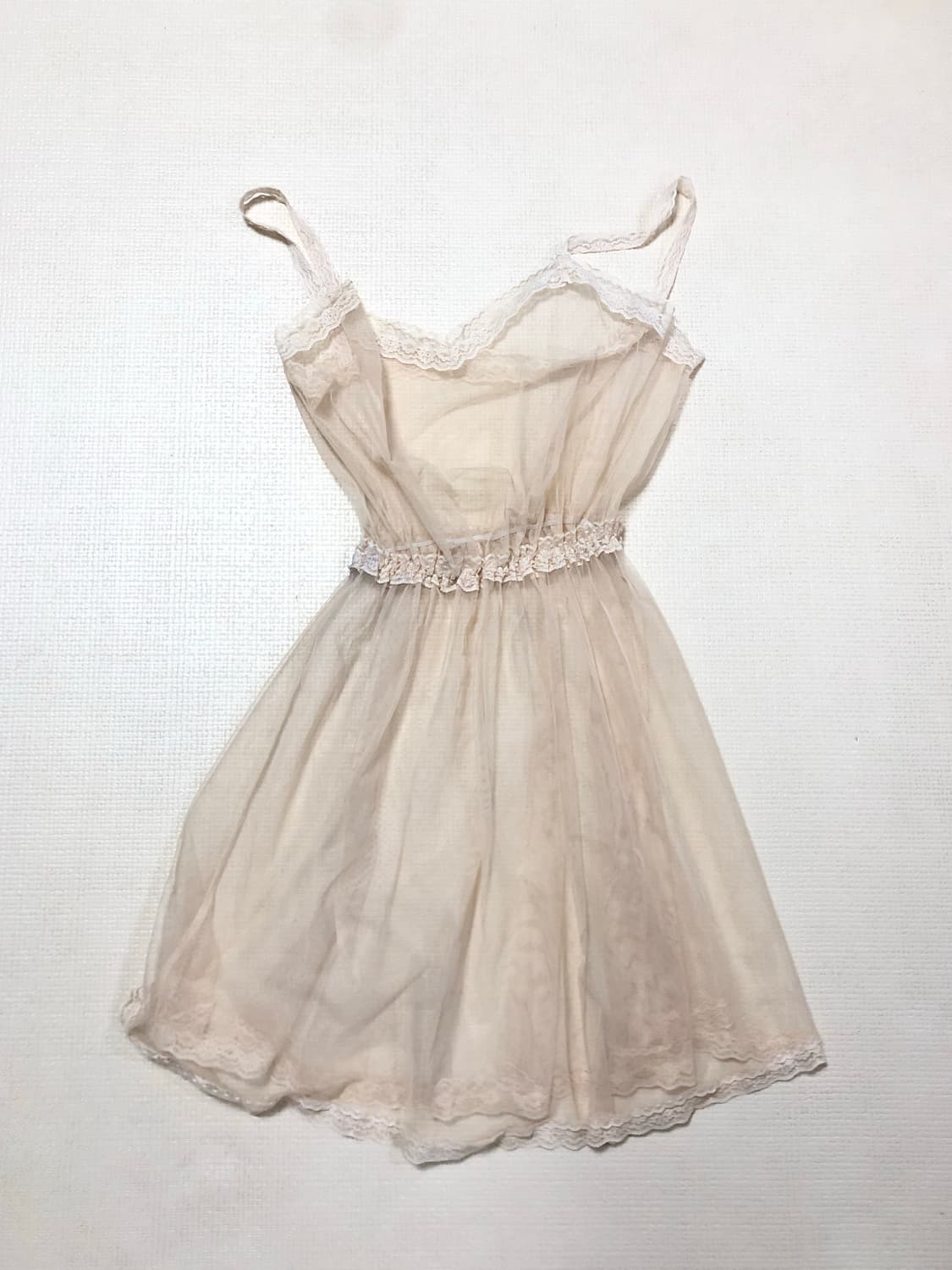 빈티지 아이보리 레이스 슬립 원피스 상품이미지7