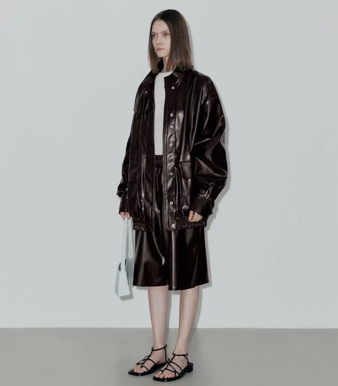 Low classic 가죽자켓 다크브라운 상품이미지4