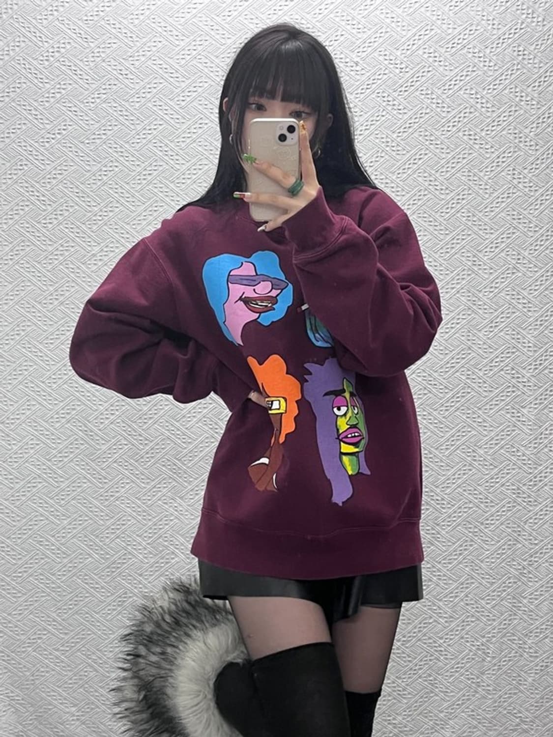 슈프림 올드스쿨 펑크 곤즈 헤드 크루넥 기모 맨투맨 XL C09538 상품이미지1