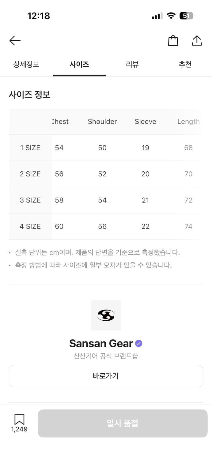 산산기어 인퓨즈 티셔츠 4 상품이미지2