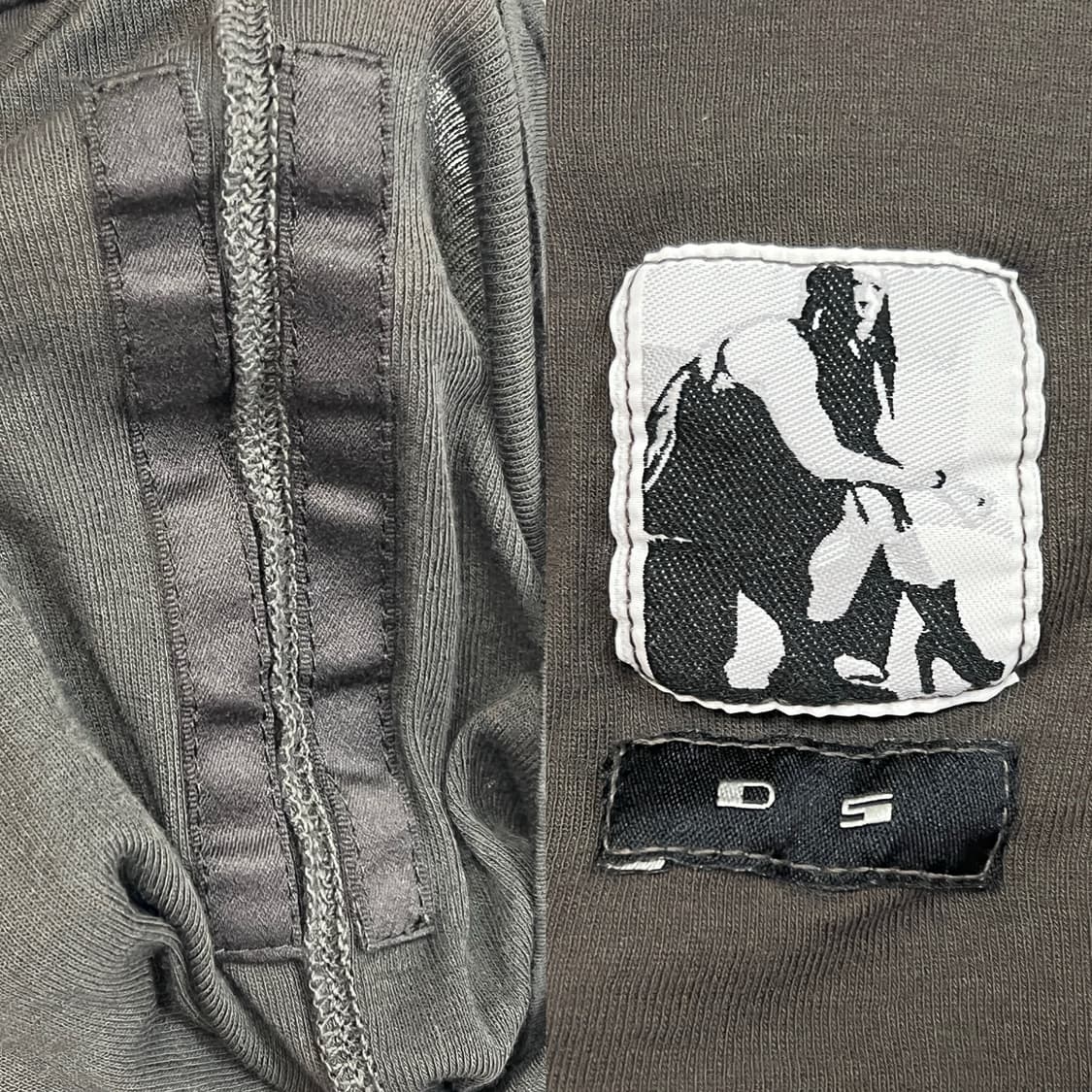 릭오웬스 09FW 다크쉐도우 넥 롱슬리브 다크 더스트 상품이미지7