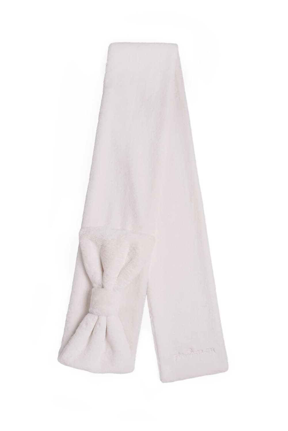 pincunomaru 핀쿠노마루 리본 아이보리 목도리 머플러 판매 상품이미지1