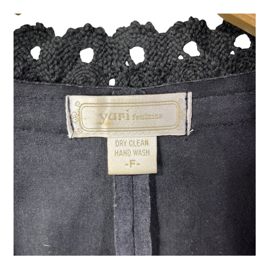 [JPN] 빈티지 크로쉐 레이어드 스웨이드 베스트 상품이미지6