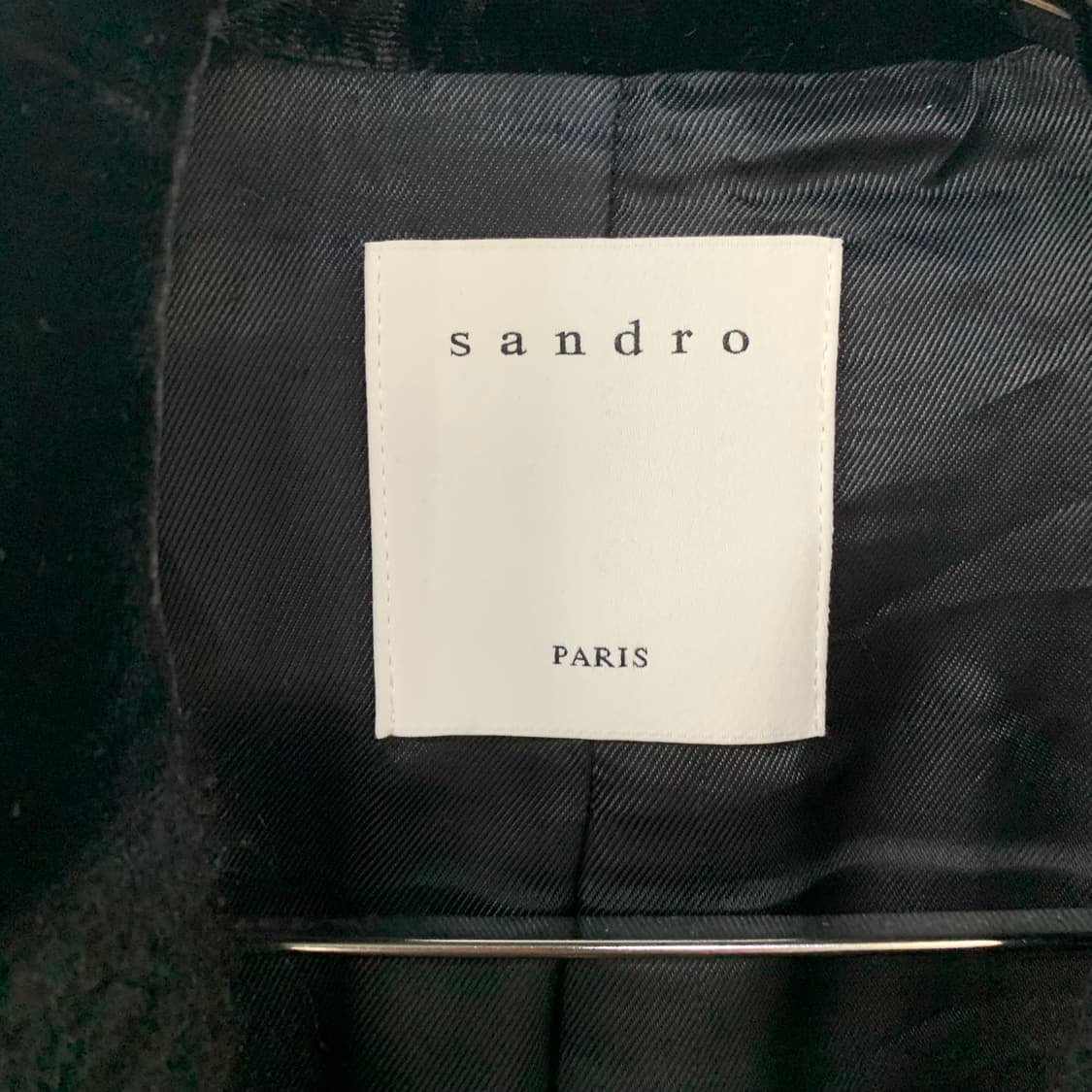 산드로 벨벳 울 자켓 상품이미지3