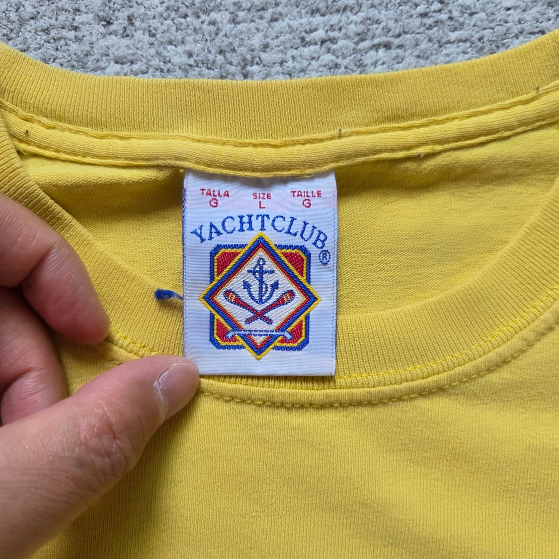 90s 멕시코제 Yacht Club 반팔 티셔츠 L(100) 상품이미지4