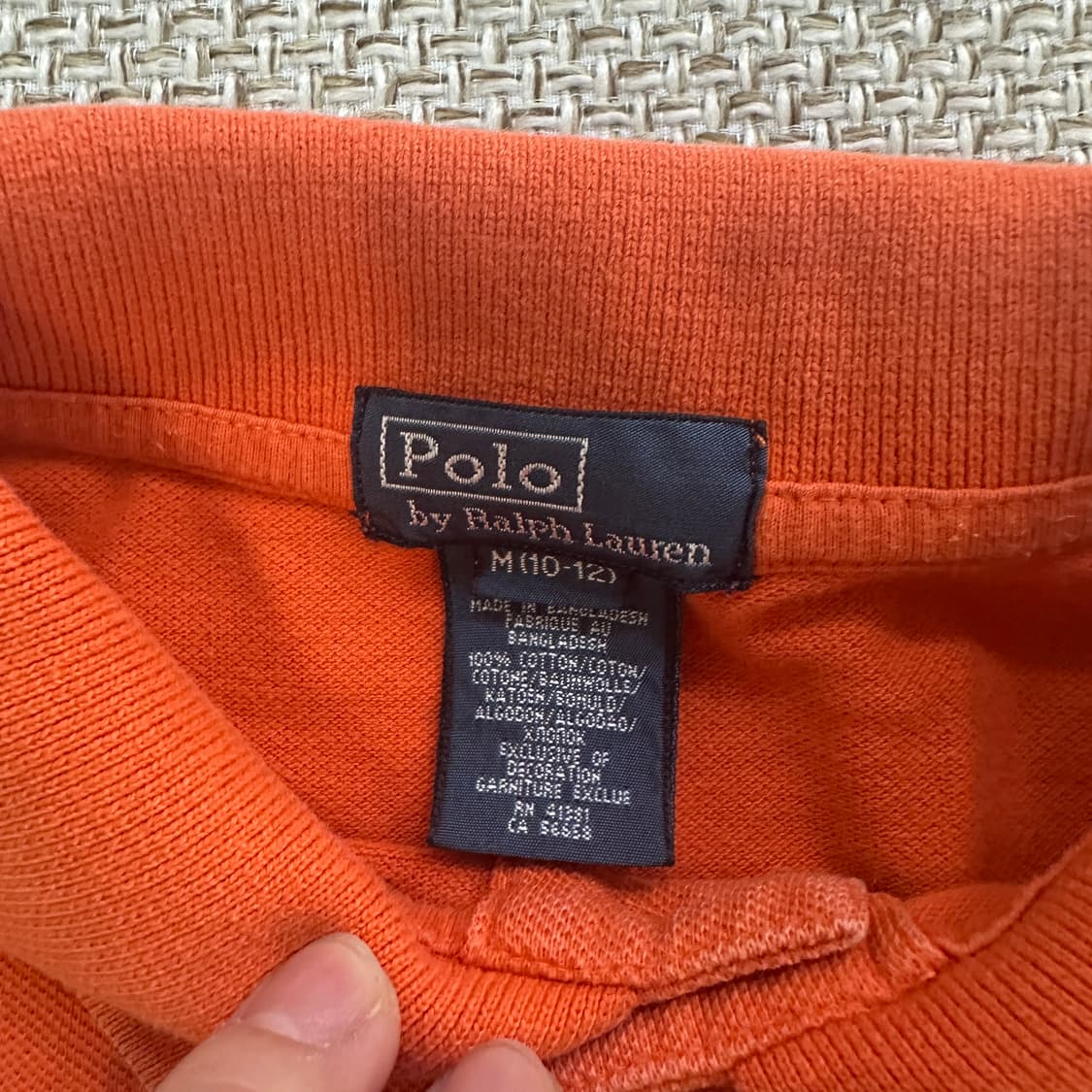 M 폴로랄프로렌 키즈 카라 반팔티 0414D 상품이미지2