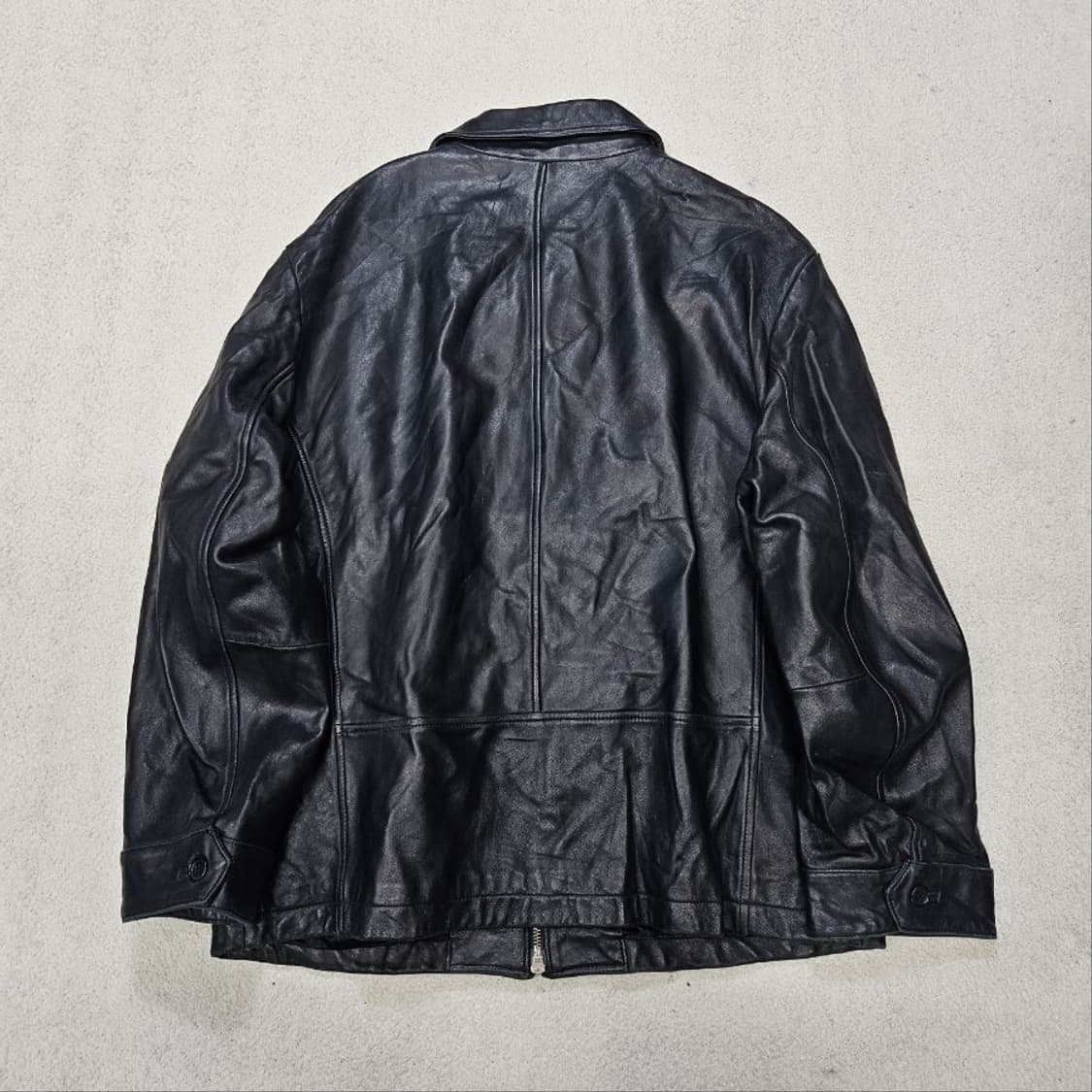 00s 바나나리퍼블릭 레더 자켓 L 블랙 상품이미지3