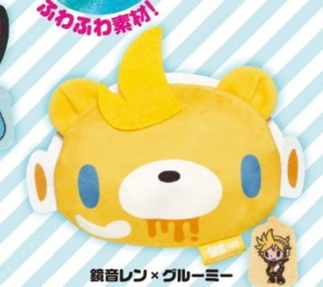 글루미베어x하츠네미쿠 페이스파우치 렌 상품이미지1