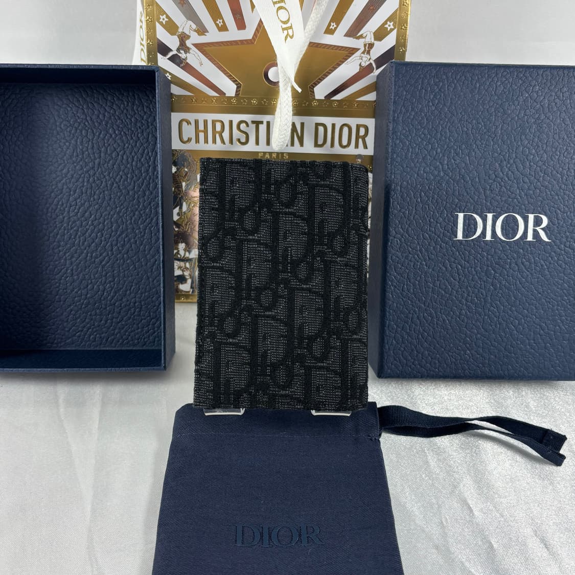 (25.11월,새상품급)디올 오블리크 오거나이저 카드지갑 블랙 상품이미지2